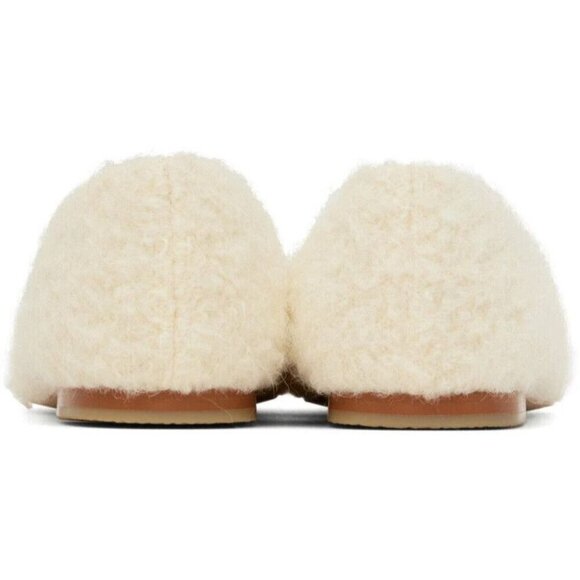 KIMHEKIM Boucle Ballerina Flats Size 39 US 9 Ivory - Picture 12 of 13